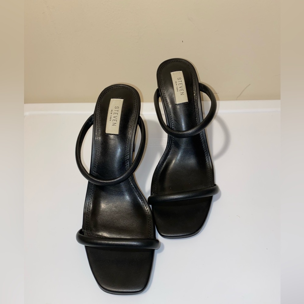 Strappy Black Heels